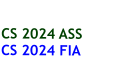 CS 2024 ASS CS 2024 FIA